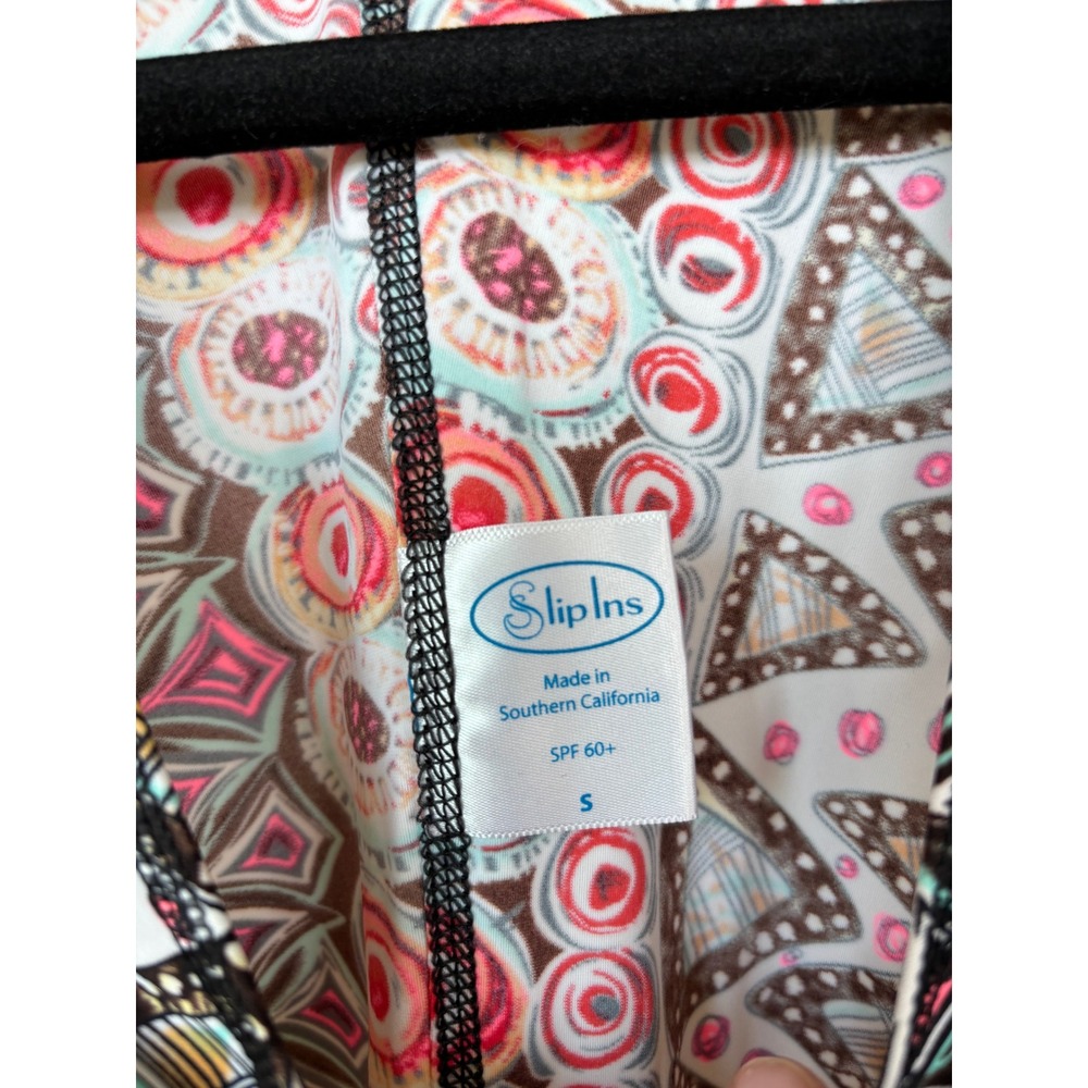 Slip Ins DiveSkin SurfSkin Long Sleeve Geometric Tribal Print Size S - Picture 11 of 11
